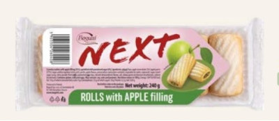 Cepumi Rolls ābolu Bogutti 240g (20.02.27) Polija