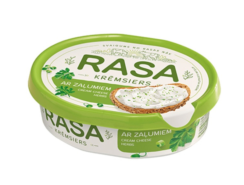 Krēmsiers Rasa ar zaļumiem 180g 1/9 (23.02.27.) Latvija