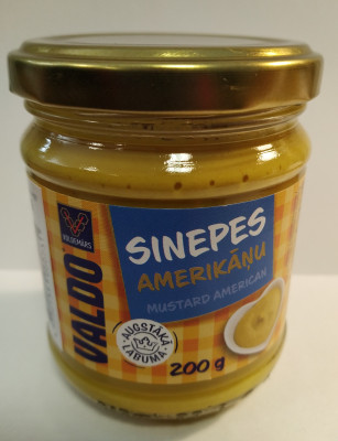 Amerikāņu sinepes Valdo 200g (29.09.26) Ukraina