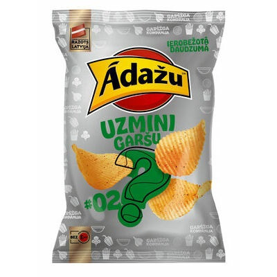 Čipsi Ādažu ar garšvielām Nr.2 130g 1/18 (21.01.27) Latvija LABA CENA