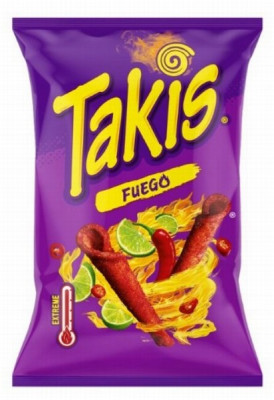 Kukurūzas čipsi TAKIS Fuego 100g 1/18 (25.01.27) Spānija