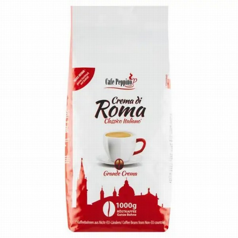 Kafijas pupiņas CAFE PEPPINO Crema di Roma 1kg (01.28) Itālija