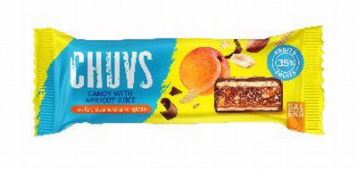 Vafeļu batoniņš CHUVS glazēts aprikožu 30g1/15 (15.01.27) Ukraina