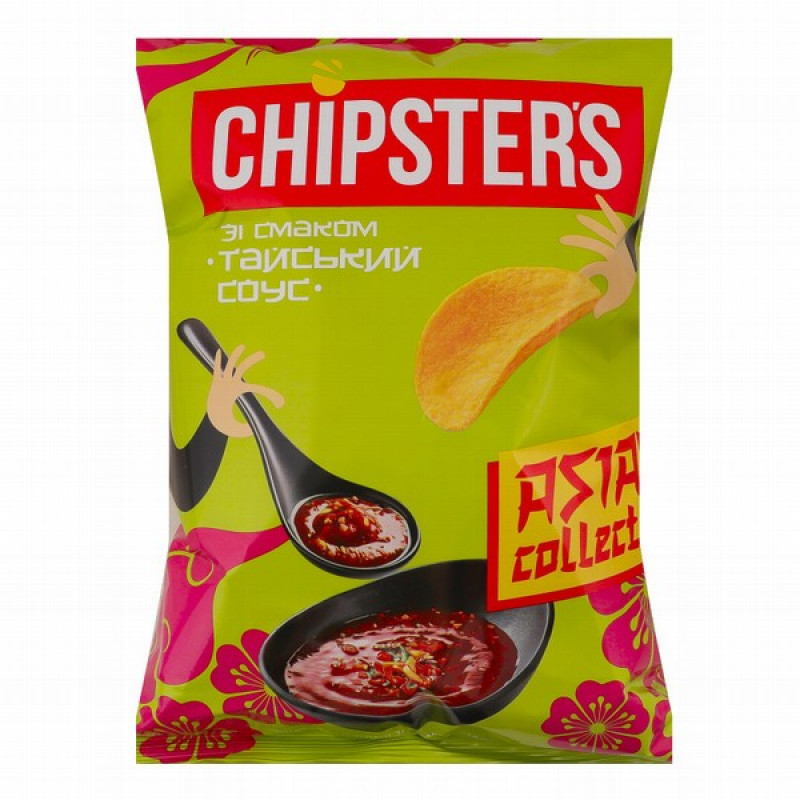 Čipsi Chipster's ASIA Taizemes mērce 100g 1/16 (20.03.27) Ukraina