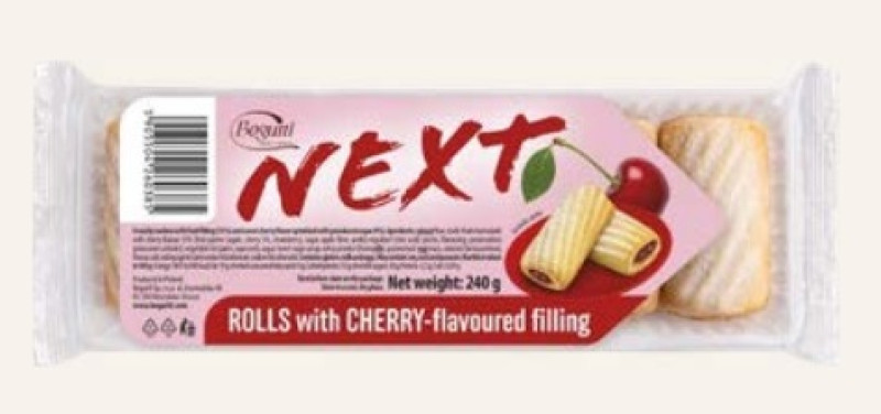 Cepumi Rolls ķiršu 240g (25.03.27) Polija