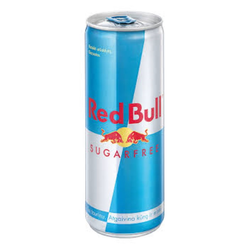 Enerģijas dzēriens Red Bull Sugar Free (bez cukura) 0.25L DEPPOZĪTS 0.10eur 1/24 (01.09.27) Austrija