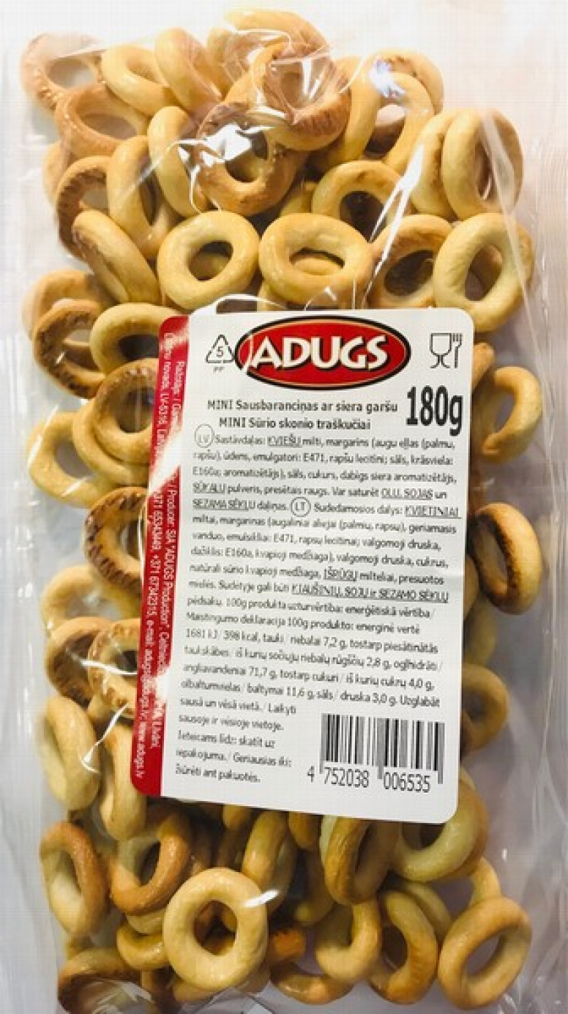 Barankas Mini ar sieru 180g Adugs (21.11.26) Latvija
