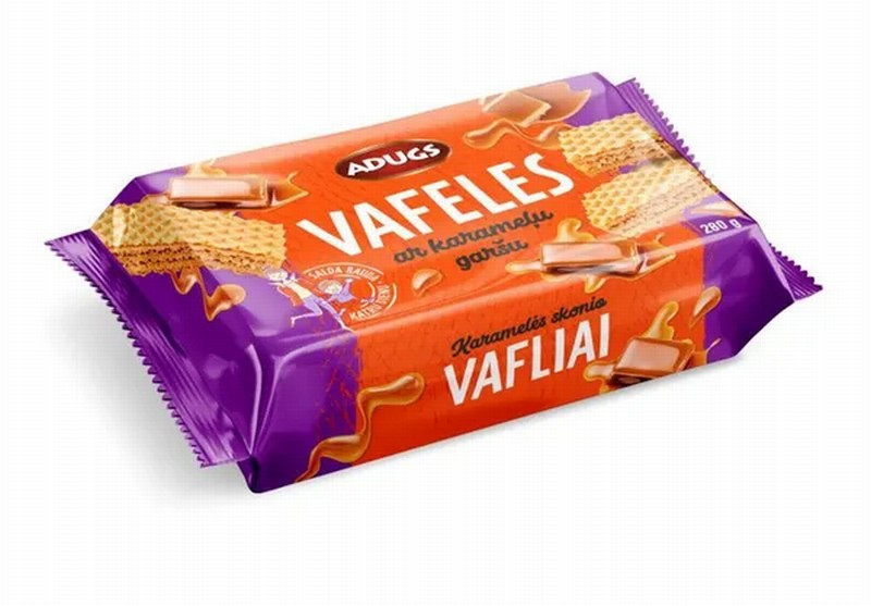 Adugs vafeles ar karameļu garšu 280g 1/10 (14.03.27) Latvija 