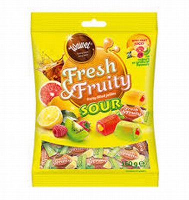 Želejkonfektes FRESH&FRUITY Skābas 80g (12.26) Polija