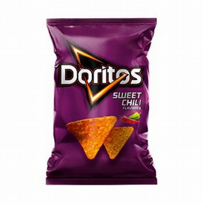 Čipsi kukurūzas ar saldā čili garšu Doritos 90g (10.01.27) Polija