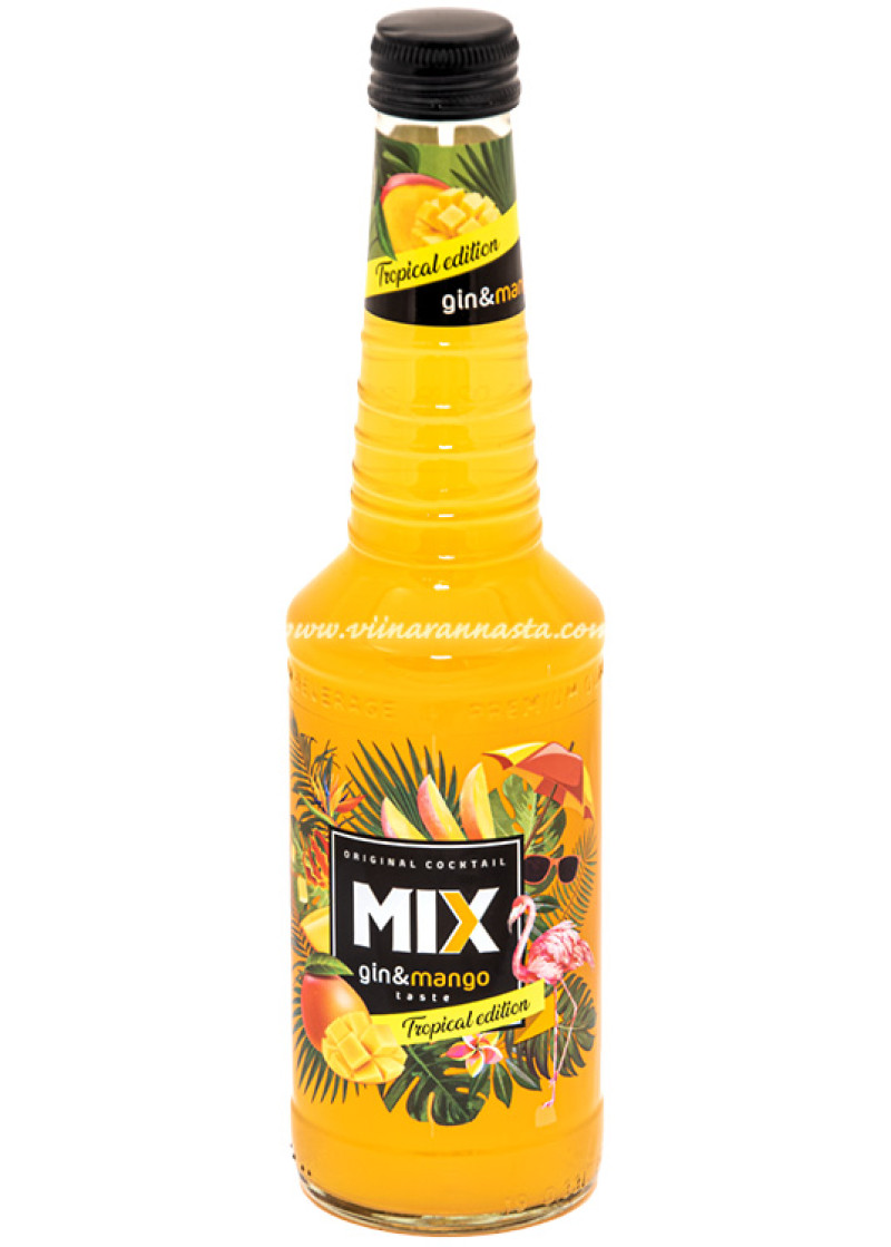 ALK.Kokt MIX GIN&MANGO 0.33L 4% Lietuva(02.04.27)