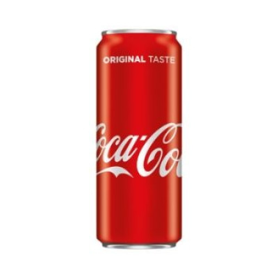 Coca Cola 0.33L bundžā DEPOZĪTS 0.10eur 1/24 (28.03.27) Polija