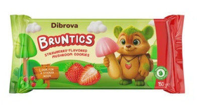 Cepumi sēnītes ar zemeņu garšu Bruntics 150g 1/12 (05.05.27) Ukraina
