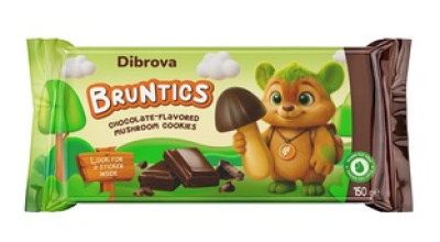 Cepumi sēnītes ar šokolādes garšu Bruntics 150g1/12 (05.05.27) Ukraina