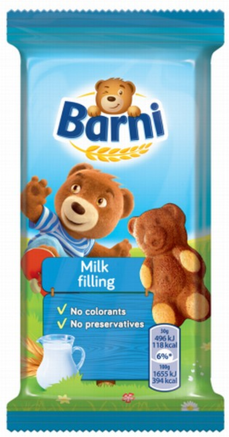 Biskvīts Barni Milk 30g Polija (18.02.27)