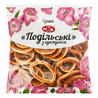 Sausbaranciņas ar sezama sēklām Podilsky 250g 1/12 (02.01.27) Ukraina