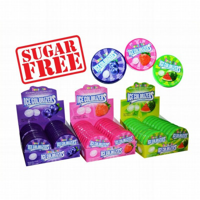 Dražejas bez cukura ICE COLORIZERS 20gb*16g/FRESH DROPS 30gb*8g (28.08.28) Ķīna