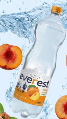Gutta Everest gazēts ar persiku garšu 1.5L DEPOZĪTS 0.10eur (13.02.27) Latvija 
