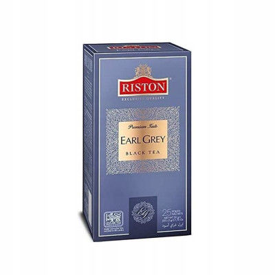 Melnā tēja maisiņos Earl Gray Riston 25gabx2g (15.08.28) Šrilanka