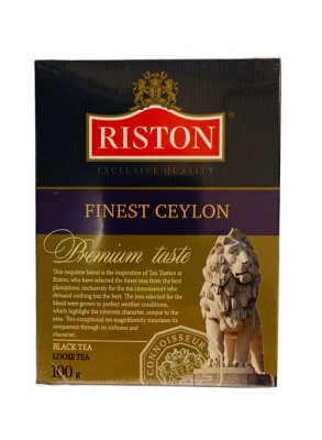 Melnā beramā tēja Finest Ceylon Riston 100g (15.08.27) Šrilanka