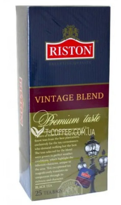 Melnā tēja maisiņos Vintage Blend Riston 25gabx1.8g (15.08.28) Šrilanka