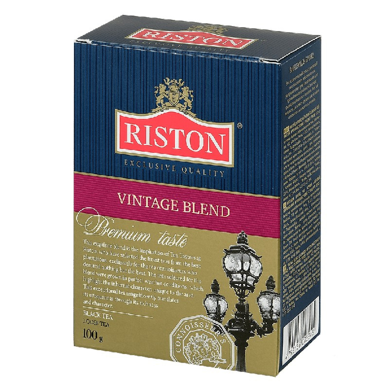 Melnā beramā tēja Vintage Blend Riston 100g (15.08.27) Šrilanka