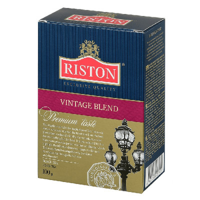 Melnā beramā tēja Vintage Blend Riston 100g (15.08.27) Šrilanka