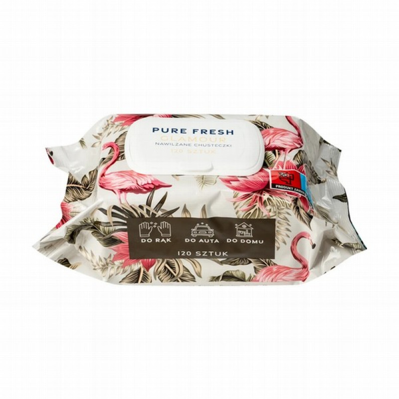 Mitrās salvetes PURE FRESH glamour 120gb (08.01.29)