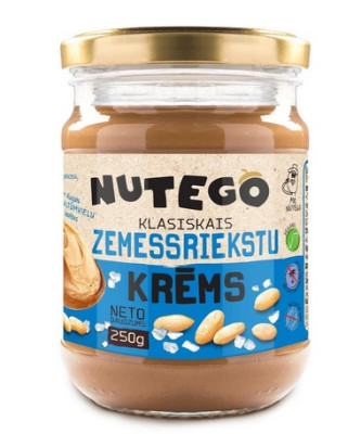 Krēmīgais zemesriekstu krēms Nutego 250g (25.09.27) Latvija