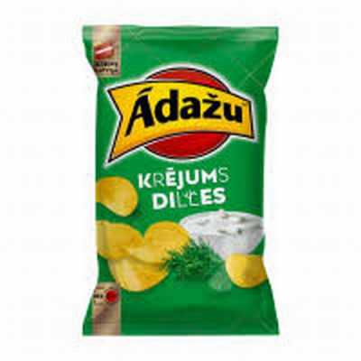 Čipsi Ādažu krējums-dilles 240gr (12.11.26) Latvija