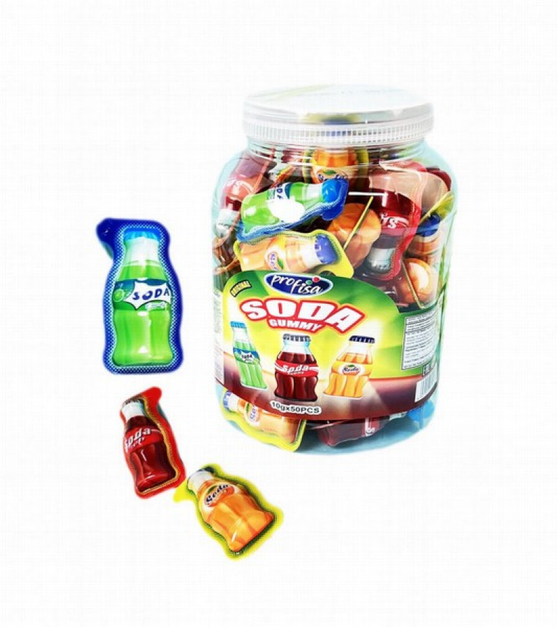 Želejkonfektes Soda Gummi Jelly 21g*50gb (09.09.28) Ķīna