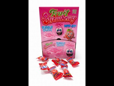  Košļājamā gumija Strawberry 4.5g*200gb (01.01.27)