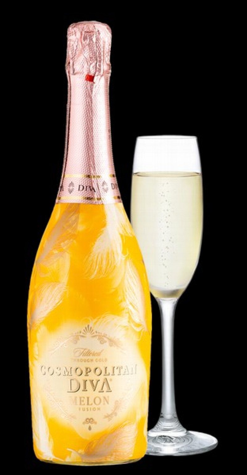 Cosmopolitan Diva Melon Fusion gāzēts vīnu saturošs dzēriens 5.5% 0.75L DEPOZĪTS 0.10eur 1/6 Latvija