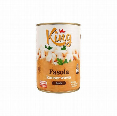 Pupi;nas KING baltās 400g 1/10 (14.04.27) Polija LABA CENA!