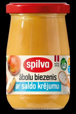 Spilva Ābolu Biezenis Ar Mellenem un saldo krējumu 300g (25.09.27) Latvija