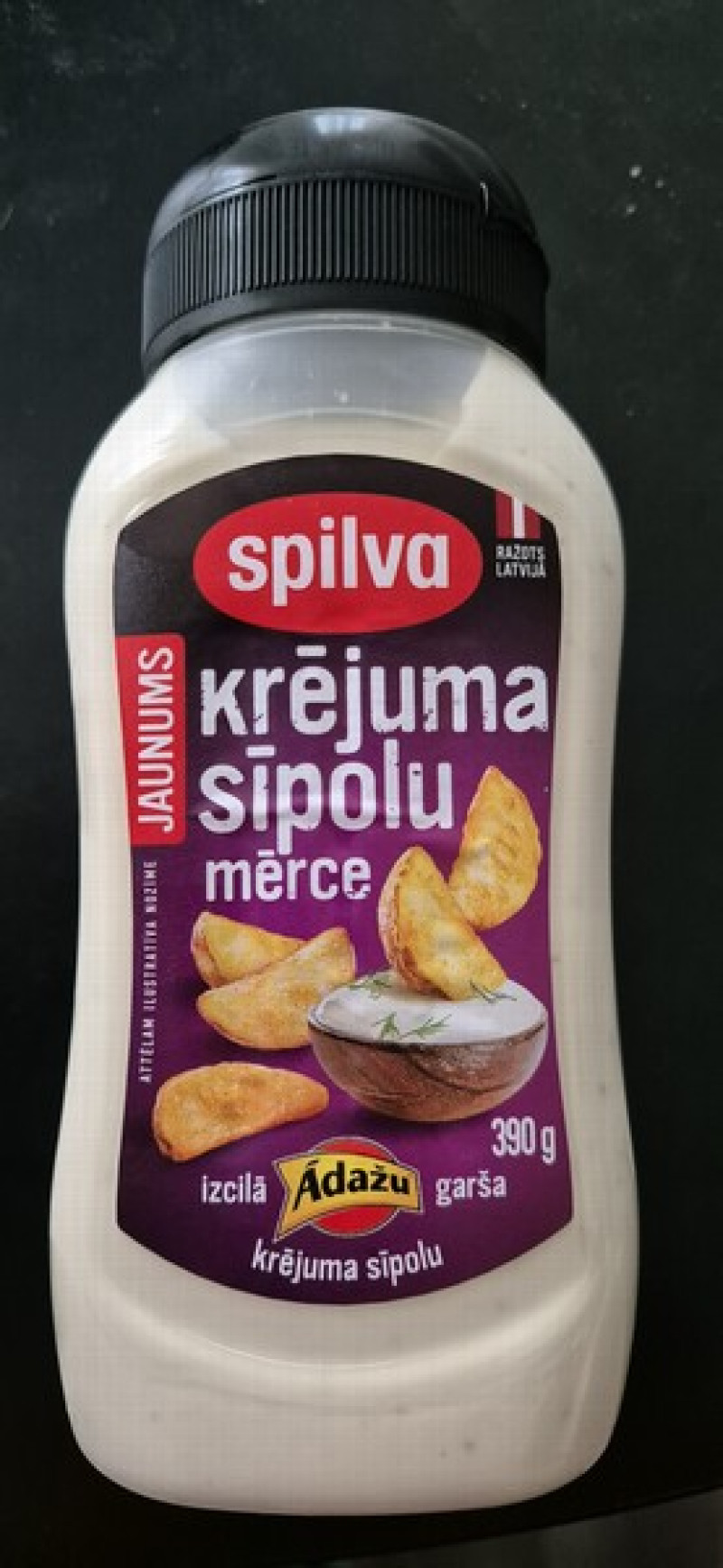 Spilva Krējuma-sīpolu mērce 390g (25.03.27) Spilva
