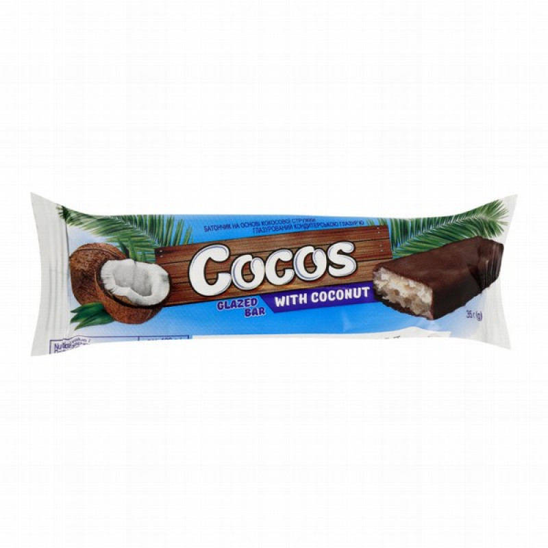Batoniņš COCOS uz kokosriekstu bāzes 35g 1/30 (18.03.27) Ukraina