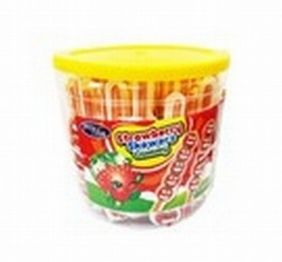 Želejkonfektes STRAWBERRY gummy 5 STICK 50g (11.12.27)Ķīna
