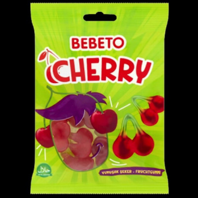 Želejkonfektes Bebeto Cherry 80g (03.01.27) Turcija