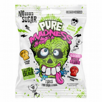 Karameles Pure Madness bez cukuru 60g 1*10 (30.09.27) Polija