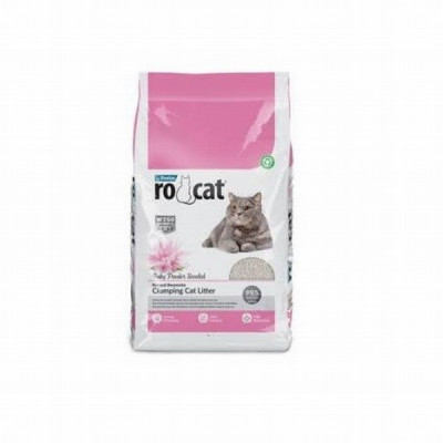 Cementējošās smiltis kaķiem Ro-Cat Baby Powder 10L (19.01.29) Turcija