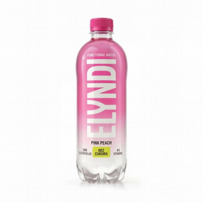 Gāzēts dzēriens ELYNDI ar persiku garšu 0.5L DEPOZĪTS 0.10 eur 1/12 (02.12.26)Igaunija
