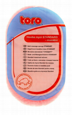 Dušas švamme ar masāžas pusi 17cm