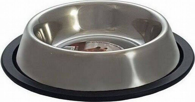 Bļoda dzīvniekiem metāla ar neslīdošu apakšu 450ml