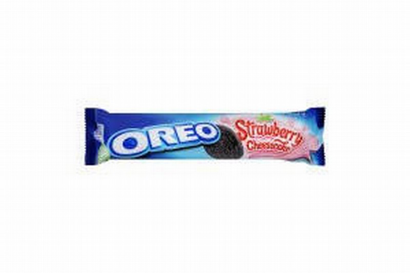 Cepumi OREO ar zemeņu siera kūkas garšu 154g (28.02.27)
