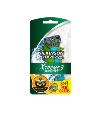 Skuvekļi Wilkinson Xtreme3 Sensitive 3+1gb