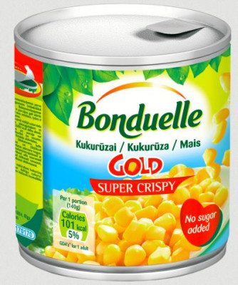 Kukurūza Bonduelle 170g 1/12 (31.08.28) Ungārija