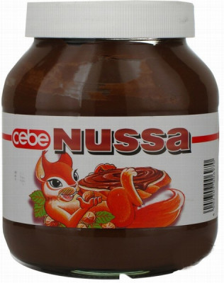 Šokolādes krēms Nussa 750g (18.02.27)Vācija