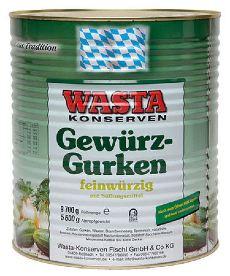 Gurķi Wasta10L/5.6kg(55/60) (26.12.2028) Vācija