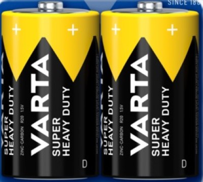 Baterijas Varta R20P Superlife 1*2 1/120(cena par Iepakojumu) 1/24
